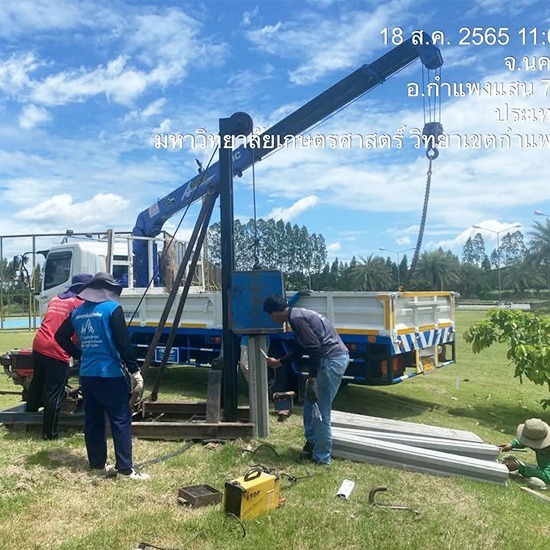 ตอกเสาเข็มไมโครไพล์และเสาเข็มเจาะ